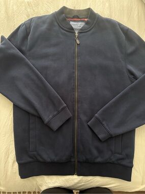 L.L.Bean Quilted Plaid Jacket in Navy, Red, and Cream